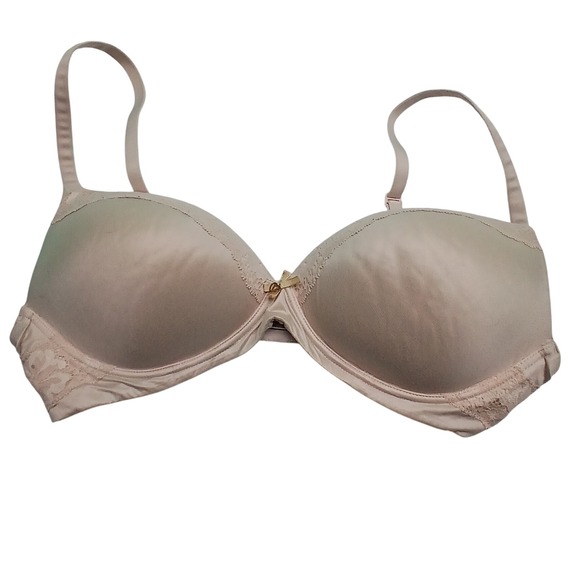 Victoria's Secret Other - Victorias Secret Body By Victoria No‎ Wire T-Shirt Bra Beige 38C